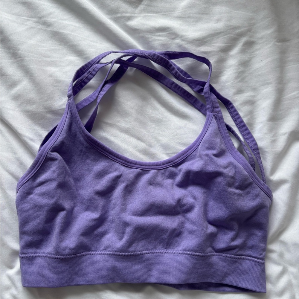 Women's Purple Strappy Bralette
